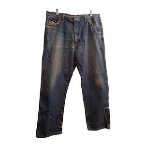 Wrangler FR 31 Flame Resistant Jeans Mens 38x32 FR31MWZ Straight Relaxed